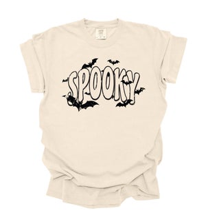 Spooky Bats Ivory Tee